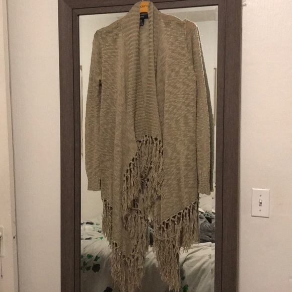 Cardigan with fringe details - Picture 1 of 2